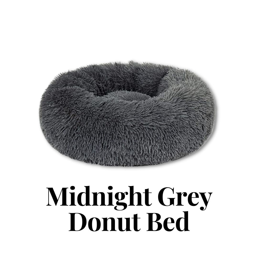 Midnight Grey Donut Bed