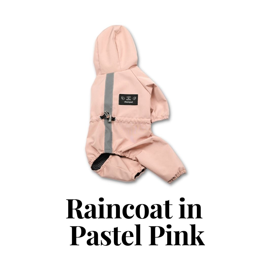 Raincoat in Pastel Pink