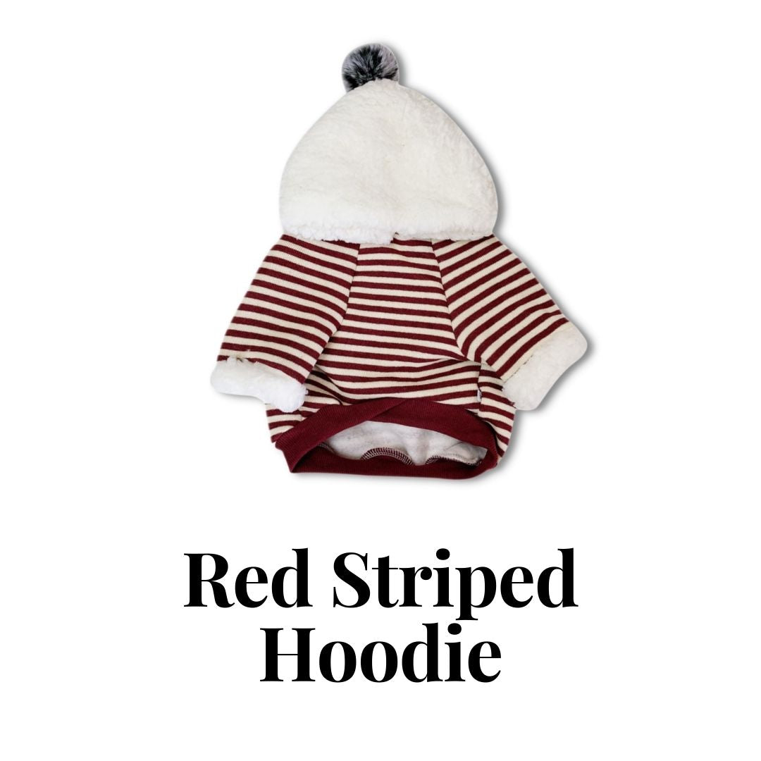 Red Striped Hoodie