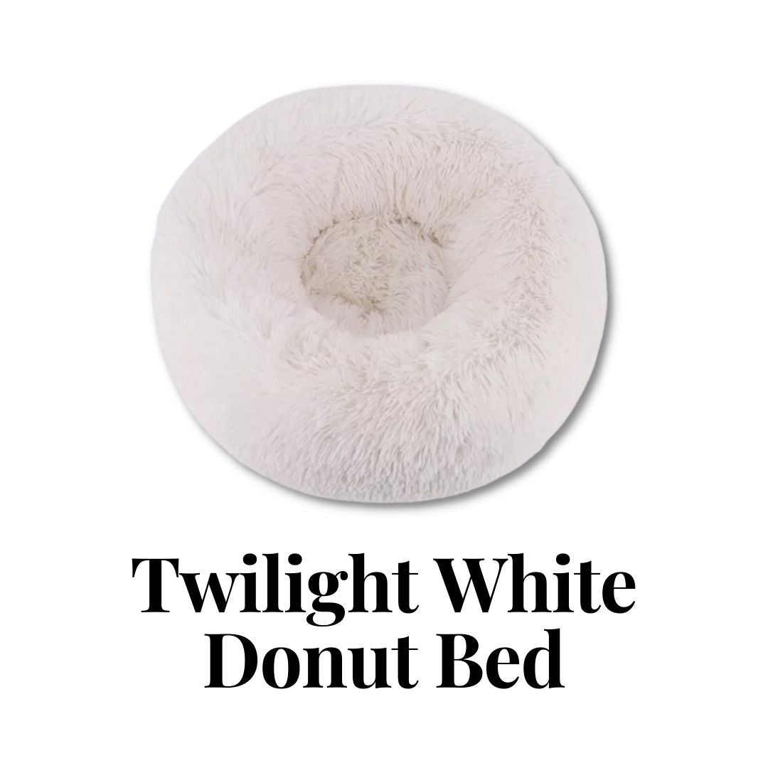 Twilight White Donut Bed
